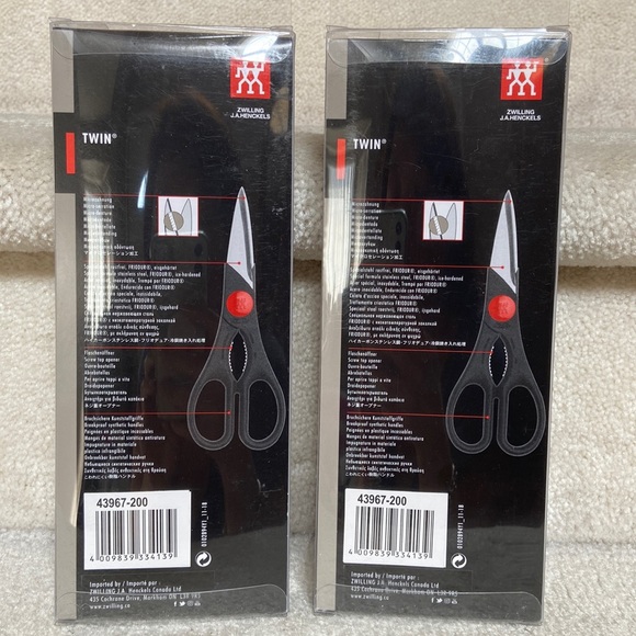 nib zwilling henkels twin 8” scissors - Picture 2 of 3